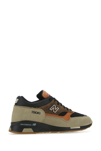 Shop New Balance Multicolor Leather And Fabric 1500 Sneakers  Multicoloured  Uomo 8