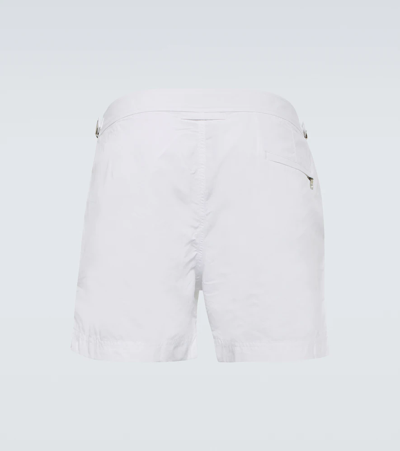 Shop Orlebar Brown Setter Plage Swimming Shorts In White