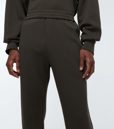 Shop The Row Edgar Cotton Jersey Sweatpants In Dovetail