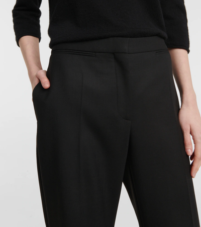 Shop The Row Pietro Wool-blend Pants In Black