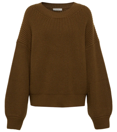 Shop The Row Gaiola Cashmere Sweater In Cumin