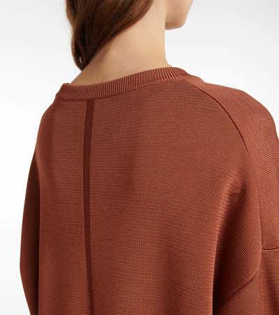 Shop The Row Crewneck Sweater In Paprika