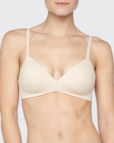 Shop Wacoal How Perfect Soft Cup Wireless Bra In Sand