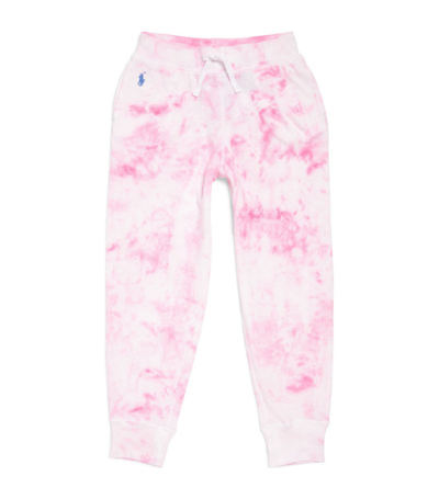 Shop Ralph Lauren Tie-dye Sweatpants (5-7 Years) In Pink