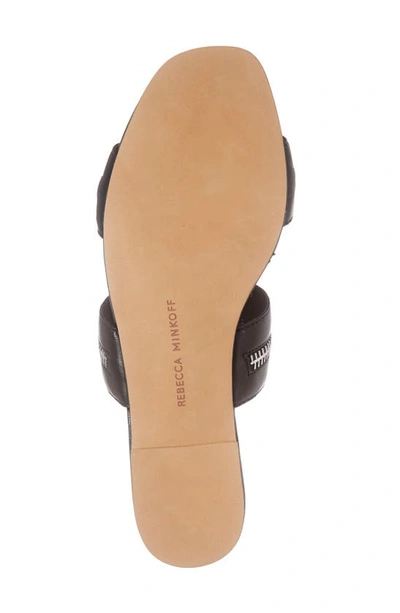Shop Rebecca Minkoff Marciann Slide Sandal In Black