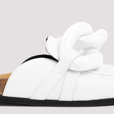 Shop Jw Anderson J.w. Anderson  Chain Loafers Shoes In White