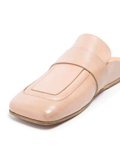 Marsèll Square-toe Slip-on Loafers In Neutrals