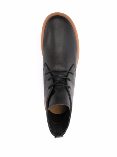 Camper Men's Wagon Hombre Desert Boots Men's Shoes In Black