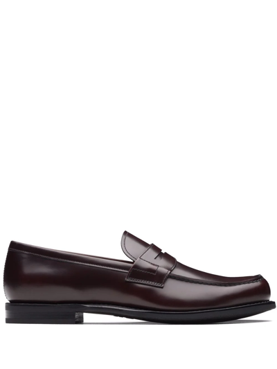 Shop Church's Gateshead Calf Leather Loafers In Brown