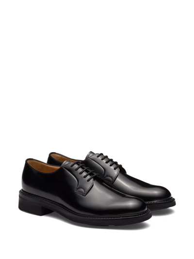 Shop Church's Shannon Ch Polished Binder Derby Shoes In Black