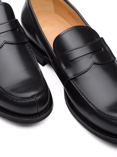 Shop Church's Gateshead Calf Leather Loafers In Black