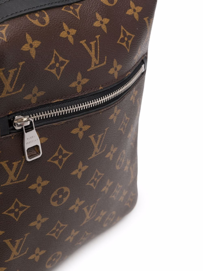 Louis Vuitton 2015 Pre-owned Monogram Macassar District PM Shoulder Bag - Brown