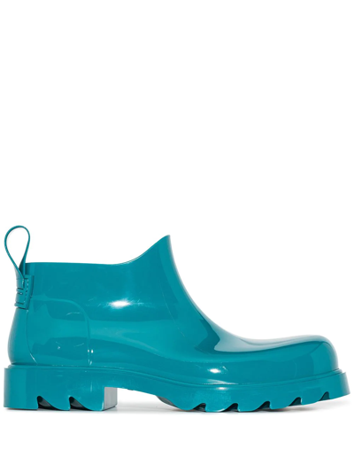 Shop Bottega Veneta Stride Ankle Boots In Blue