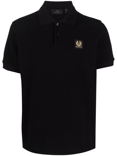 Shop Belstaff Short-sleeve Polo Shirt In Black