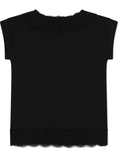 Shop Dolce & Gabbana Interlock Dg-logo Dress In Black