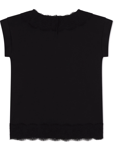 Dolce & Gabbana Interlock Dg-logo Dress In Black