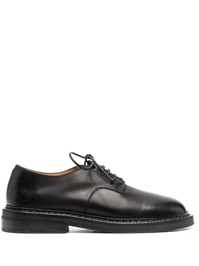 Shop Marsèll Lace-up Leather Shoes In Black