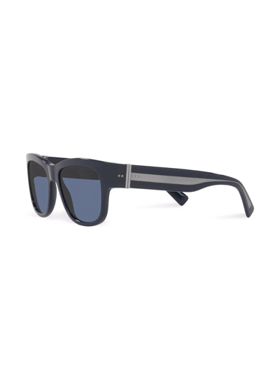 Shop Dolce & Gabbana Wayfarer-frame Sunglasses In Blue