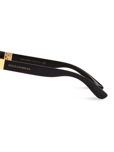 Dolce & Gabbana Square-frame Sunglasses In Black