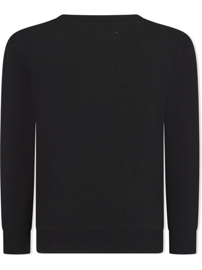 Levi's Long-sleeved Logo Print T-shirt In Black