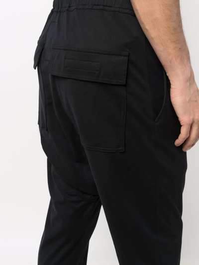 Shop Rick Owens X Champion Drop-crotch Track Pants In Black