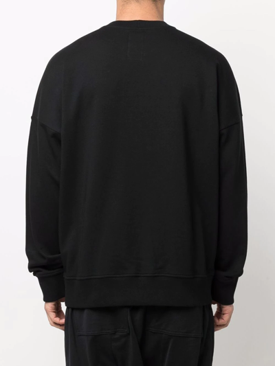 Shop Rick Owens X Champion Embroidered-logo Sweatshirt In Black