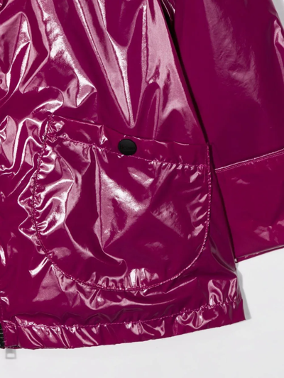 Herno Waterproof Jacket In Purple