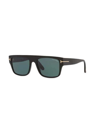 Tom Ford Dunning Rectangle-frame Sunglasses In Black