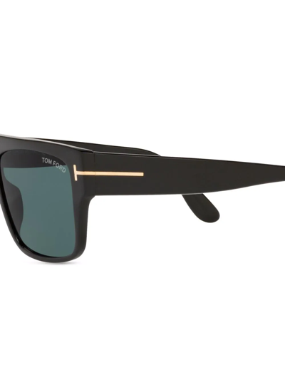 Tom Ford Dunning Rectangle-frame Sunglasses In Black