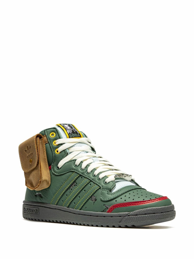 Adidas Originals Top Ten High-top Sneakers In Green