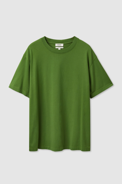 Shop Cos The Super Slouch T-shirt In Green