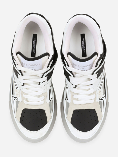 Shop Dolce & Gabbana Custom 2.zero Sneakers In Black/white