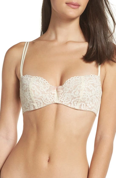 Shop B.tempt'd By Wacoal Ciao Bella Underwire Balconette Bra In Ivory