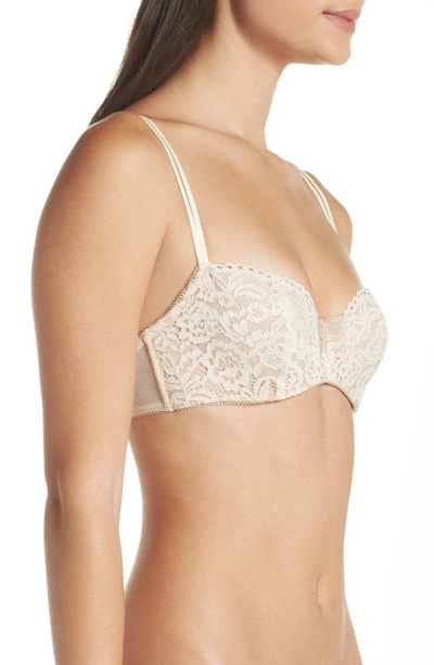 Shop B.tempt'd By Wacoal Ciao Bella Underwire Balconette Bra In Ivory