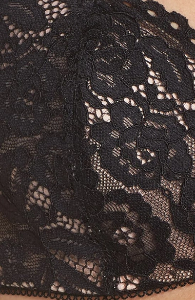 B.tempt'd By Wacoal Ciao Bella Lace Underwire Balconette Bra In Night
