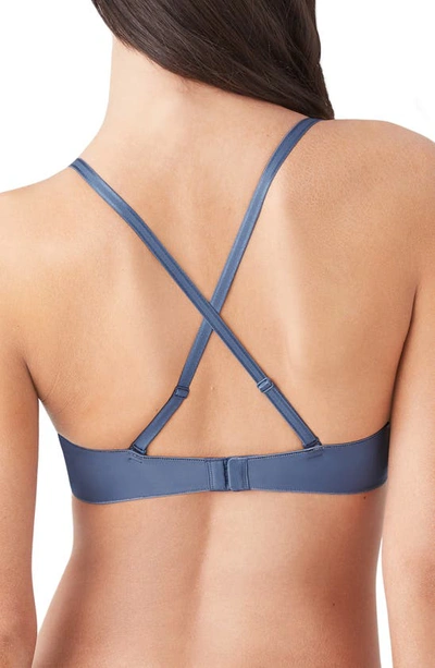 B.tempt'd By Wacoal B.wow'd Convertible Push-up Bra In Vintage Indigo
