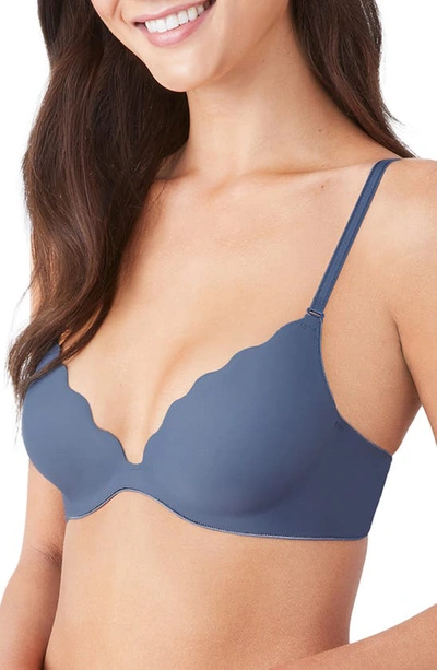 Shop B.tempt'd By Wacoal B.wow'd Convertible Push-up Bra In Vintage Indigo