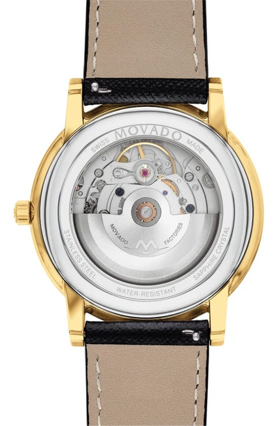 Shop Movado Museum Classic Mesh Strap Watch, 40mm In Gold