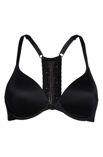 B.tempt'd By Wacoal Future Foundations Front Close Racerback Bra In Night