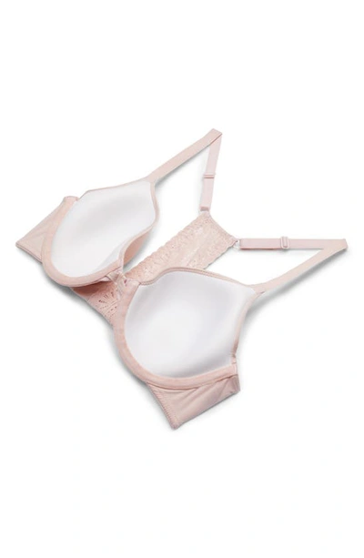 Shop B.tempt'd By Wacoal Future Foundations Front Close Racerback Bra In Rose Smoke