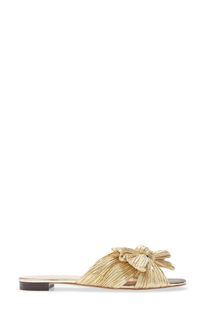 Shop Loeffler Randall Daphne Slide Sandal In Gold