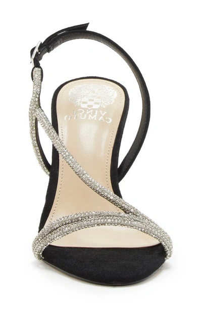 Shop Vince Camuto Luanna Embellished Slingback Sandal In Black