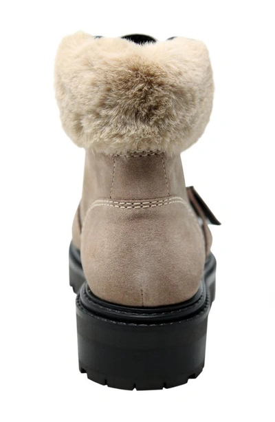 Shop Charles David Clich Faux Fur Cuff Boot In Nude