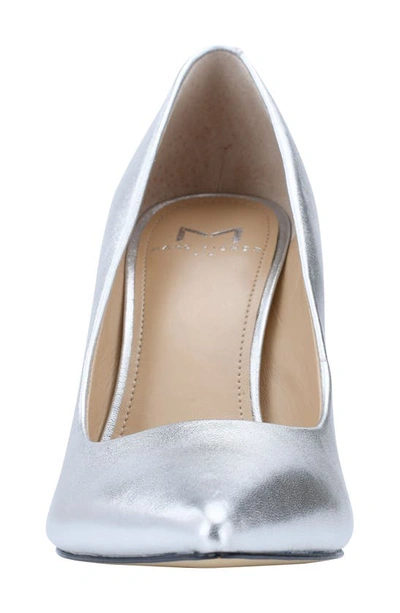 Shop Marc Fisher Ltd Sassie Pointed Toe Pump In Silver