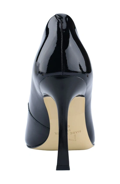 Shop Marc Fisher Ltd Sassie Pointed Toe Pump In Black Patent Leather