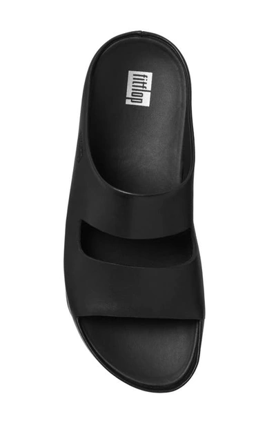 Shop Fitflop Shuv Slide Sandal In All Black
