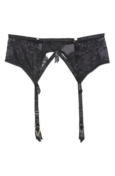 Shop Dita Von Teese Madame X Garter Belt In Black