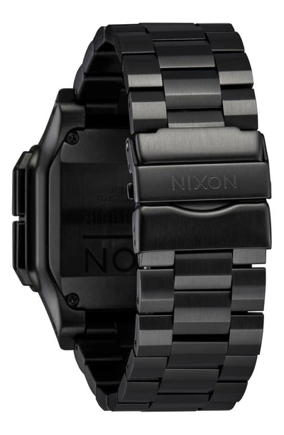 Shop Nixon Regulus Digital Bracelet Watch, 46mm In Black