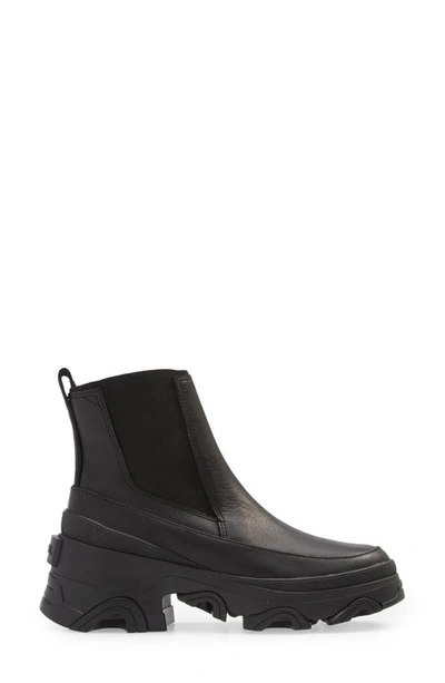 Shop Sorel Brex™ Waterproof Chelsea Boot In Black Black