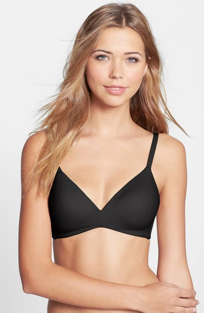 Shop Wacoal How Perfect Wire Free T-shirt Bra In Black